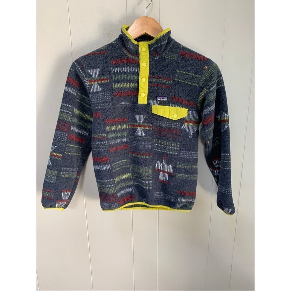 PATAGONIA Synchilla Snap-T Fleece Jacket Style 65572 Medium Youth